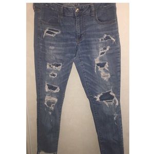 Bundle American eagle 🦅 jeggings & PINK shirt!